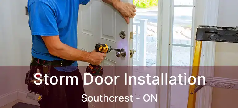 Storm Door Installation Southcrest - ON
