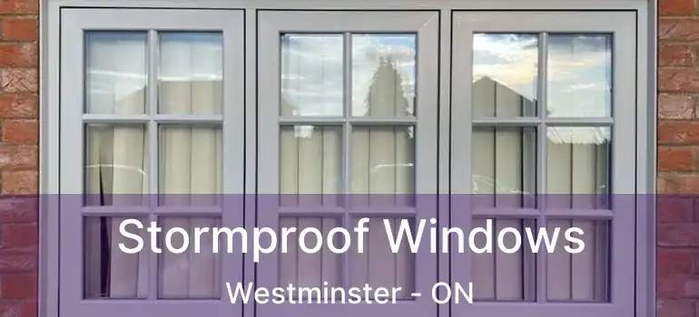  Stormproof Windows Westminster - ON