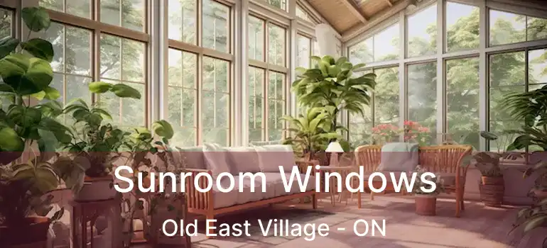  Sunroom Windows Old East Village - ON