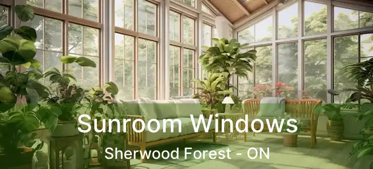  Sunroom Windows Sherwood Forest - ON