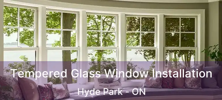  Tempered Glass Window Installation Hyde Park - ON
