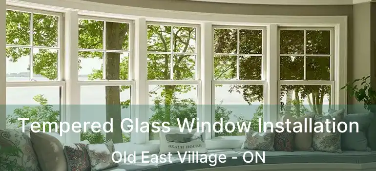  Tempered Glass Window Installation Old East Village - ON
