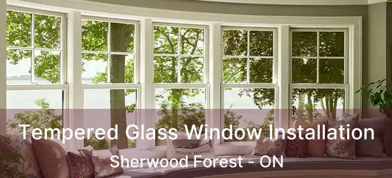  Tempered Glass Window Installation Sherwood Forest - ON