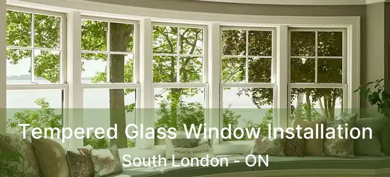  Tempered Glass Window Installation South London - ON