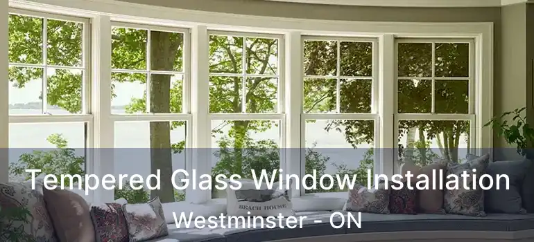  Tempered Glass Window Installation Westminster - ON
