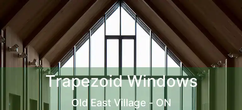  Trapezoid Windows Old East Village - ON