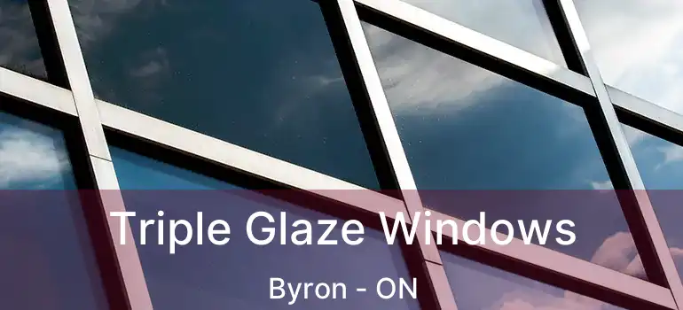  Triple Glaze Windows Byron - ON