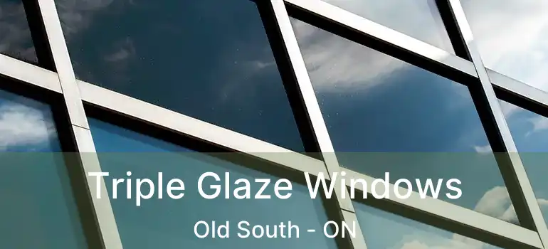  Triple Glaze Windows Old South - ON