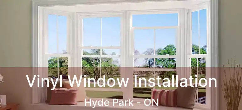  Vinyl Window Installation Hyde Park - ON