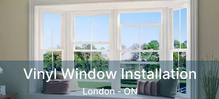  Vinyl Window Installation London - ON