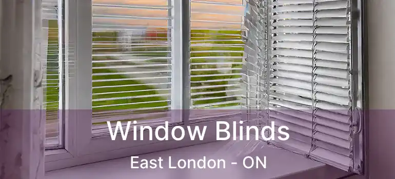  Window Blinds East London - ON