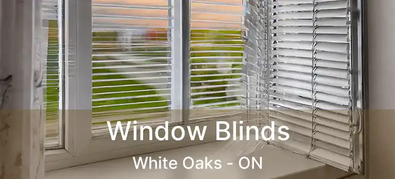  Window Blinds White Oaks - ON