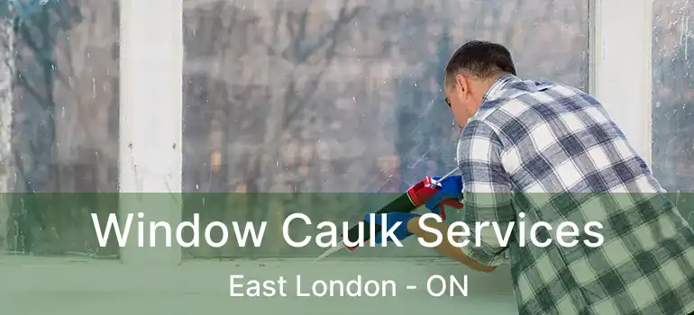  Window Caulk Services East London - ON