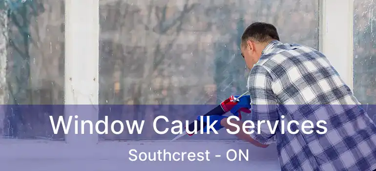  Window Caulk Services Southcrest - ON