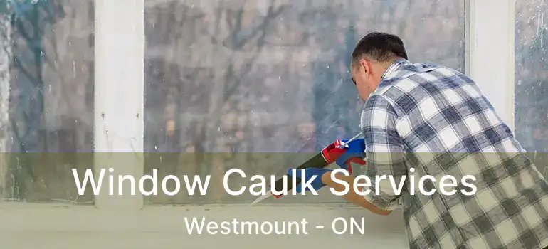  Window Caulk Services Westmount - ON
