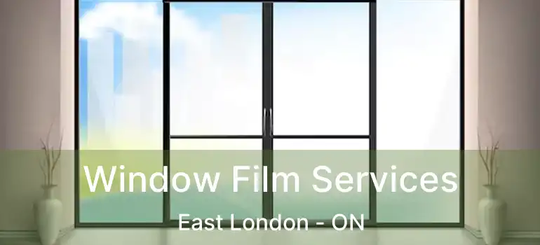  Window Film Services East London - ON