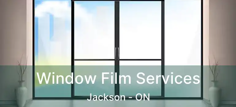  Window Film Services Jackson - ON