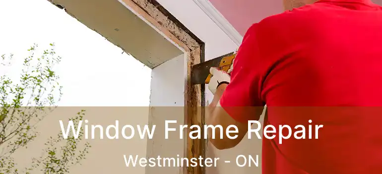  Window Frame Repair Westminster - ON