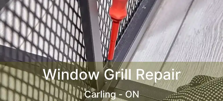 Window Grill Repair Carling - ON