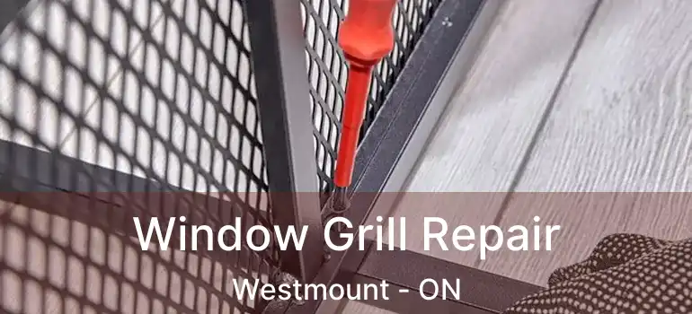  Window Grill Repair Westmount - ON