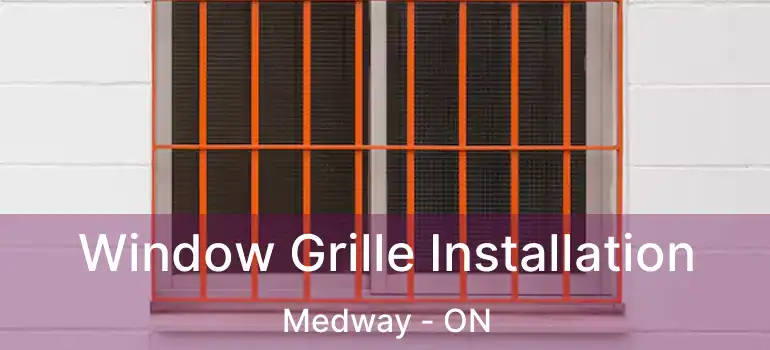  Window Grille Installation Medway - ON