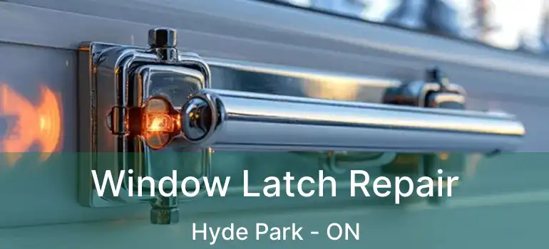  Window Latch Repair Hyde Park - ON