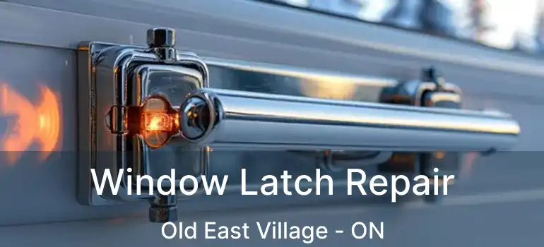  Window Latch Repair Old East Village - ON