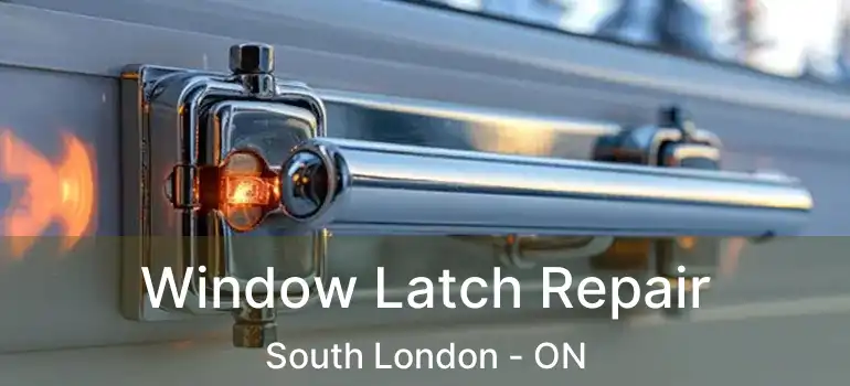 Window Latch Repair South London - ON