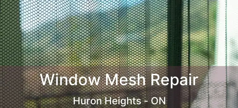  Window Mesh Repair Huron Heights - ON