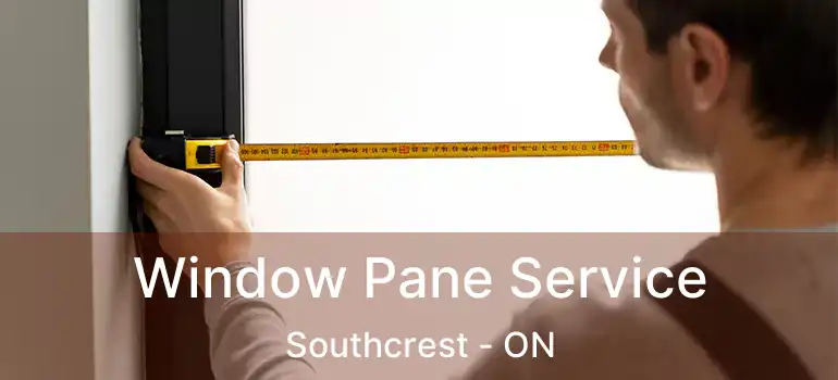  Window Pane Service Southcrest - ON