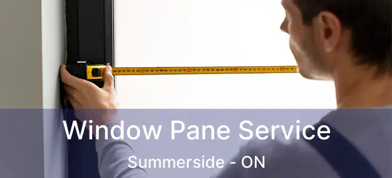  Window Pane Service Summerside - ON