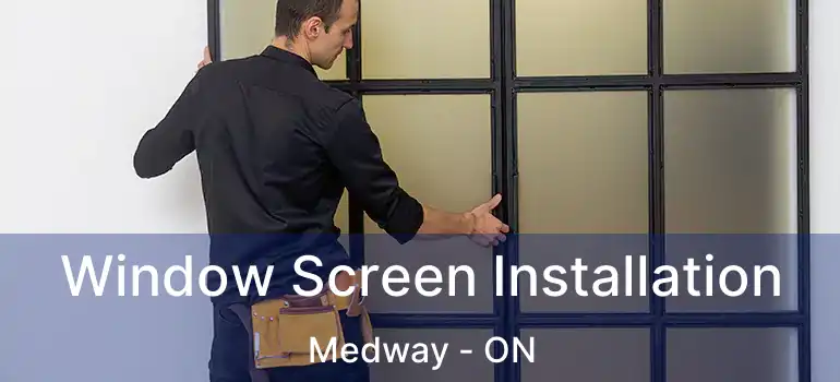  Window Screen Installation Medway - ON