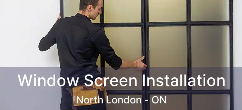  Window Screen Installation North London - ON