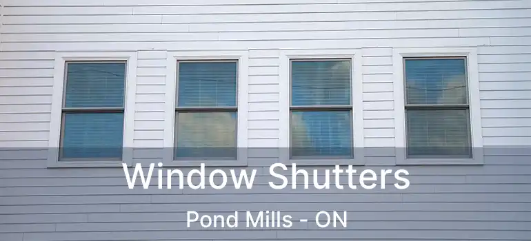  Window Shutters Pond Mills - ON