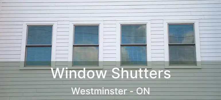  Window Shutters Westminster - ON