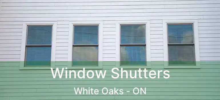  Window Shutters White Oaks - ON
