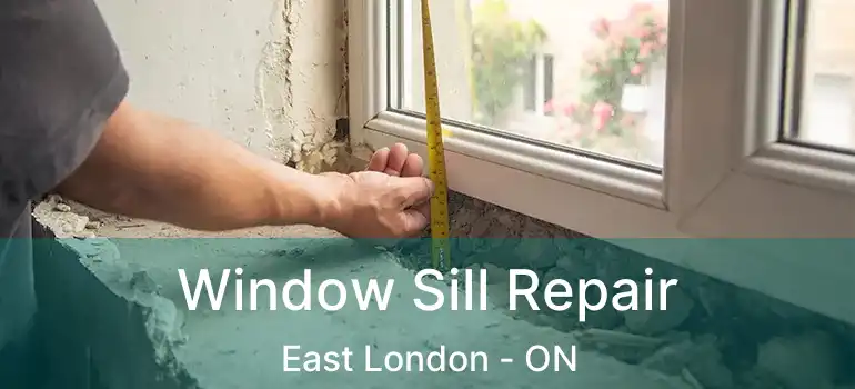  Window Sill Repair East London - ON