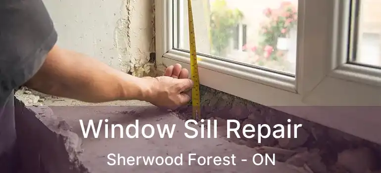  Window Sill Repair Sherwood Forest - ON