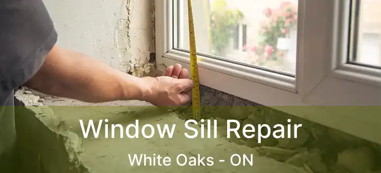  Window Sill Repair White Oaks - ON