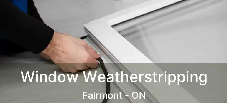  Window Weatherstripping Fairmont - ON