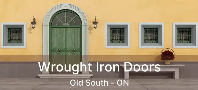  Wrought Iron Doors Old South - ON